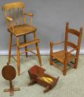 Four Assorted Small Furniture and Accessory Items