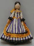Carved and Painted Wood Doll