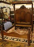 Walnut Victorian Quarter Tester Bed
