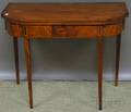 Federal Inlaid Mahogany Card Table