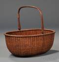 Oval Nantucket Basket with Swing Handle