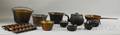 Twelve Cast Iron and Brass Pots and Cooking Ware Items