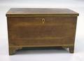 Pennsylvania Federal walnut miniature blanket chest ca 1810