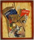 Chester D Heywood American 20th Century Trompe Loeil Artists Palette