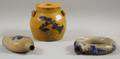 Three Pieces of Pennsylvania Cobaltdecorated Stoneware