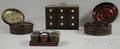Spice Chest and Three Metal Spice Canister Sets