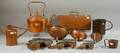 Eleven Assorted Copper Domestic Items