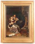 Manner of Jan Steen Figural Oil on Wood Panel