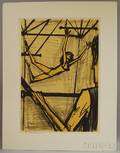 After Bernard Buffet French 19281999 The Trapeze ArtistsLes Trapezistes