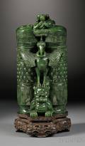 Jade Champion Vase and Cover