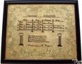 Middlesex County Massachusetts silk on linen family register ca 1820