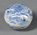 Blue and White Seal Paste Box