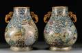 Pair of Cloisonne Vases