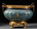 Cloisonne Bowl with Gilt Stand