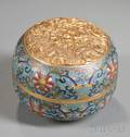 Cloisonne Circular Box