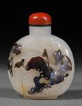 Shadow Agate Snuff Bottle