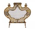 French Gilt Bronze Baroque Style Fire Screen
