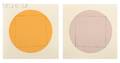 Robert Peter Mangold American b 1937 Two Images Distorted Square within a Circle 1
