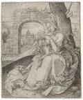 Ludwig Krug German 14891532 Madonna and Child by a Large Tree