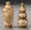 Two Satsuma Miniature Vases