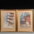 Pair of Woodblock Prints