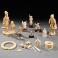 Group of Small Ivory Carvings