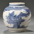 Blue and White Jar