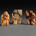 Three Ivory Netsukes