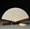 Monogrammed Ivory Brise Fan
