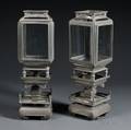 Pair of Pewter Lanterns