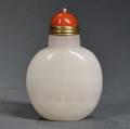 White Agate Snuff Bottle