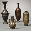 Four Bronze Vases