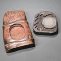 Two Carved Inkstones