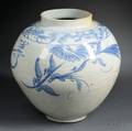 Blue and White Haeju style Porcelain Jar