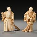 Two Ivory Figures