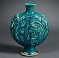 Turquoiseglazed Moonflask