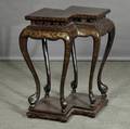 Lacquer Stand with Gilt Decoration