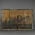 Fourpanel Folding Screen