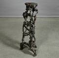 Black Lacquered Root Stand