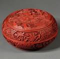 Red Lacquer Covered Box