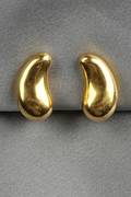 18kt Gold Bean Earclips Elsa Peretti Tiffany  Co