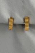18kt Gold Cuff Links Cartier