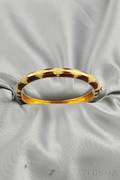 18kt Gold and Enamel Bracelet