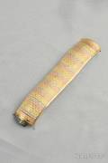 14kt Gold Tricolor Bracelet