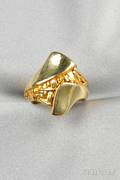 18kt Gold Fragment Ring John Paul Miller