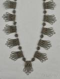 Antique Silesian Wirework Necklace