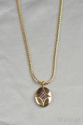 14kt Gold Locket and Chain