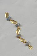 18kt Gold and Chalcedony Bracelet