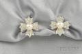 Platinum Cultured Pearl and Diamond Earclips Tiffany  Co