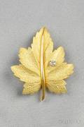 18kt Gold and Diamond Brooch Tiffany  Co